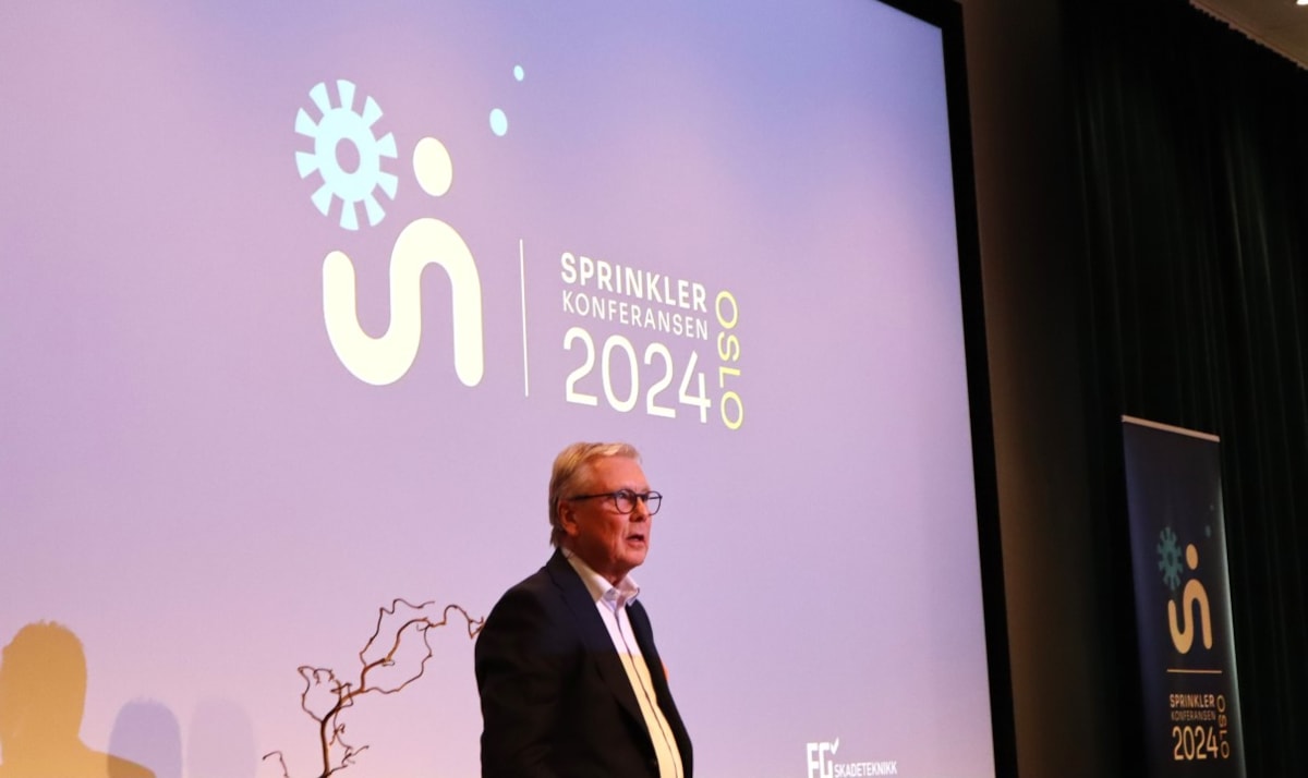 Håvard Grønstad på sprinklerkonferansen