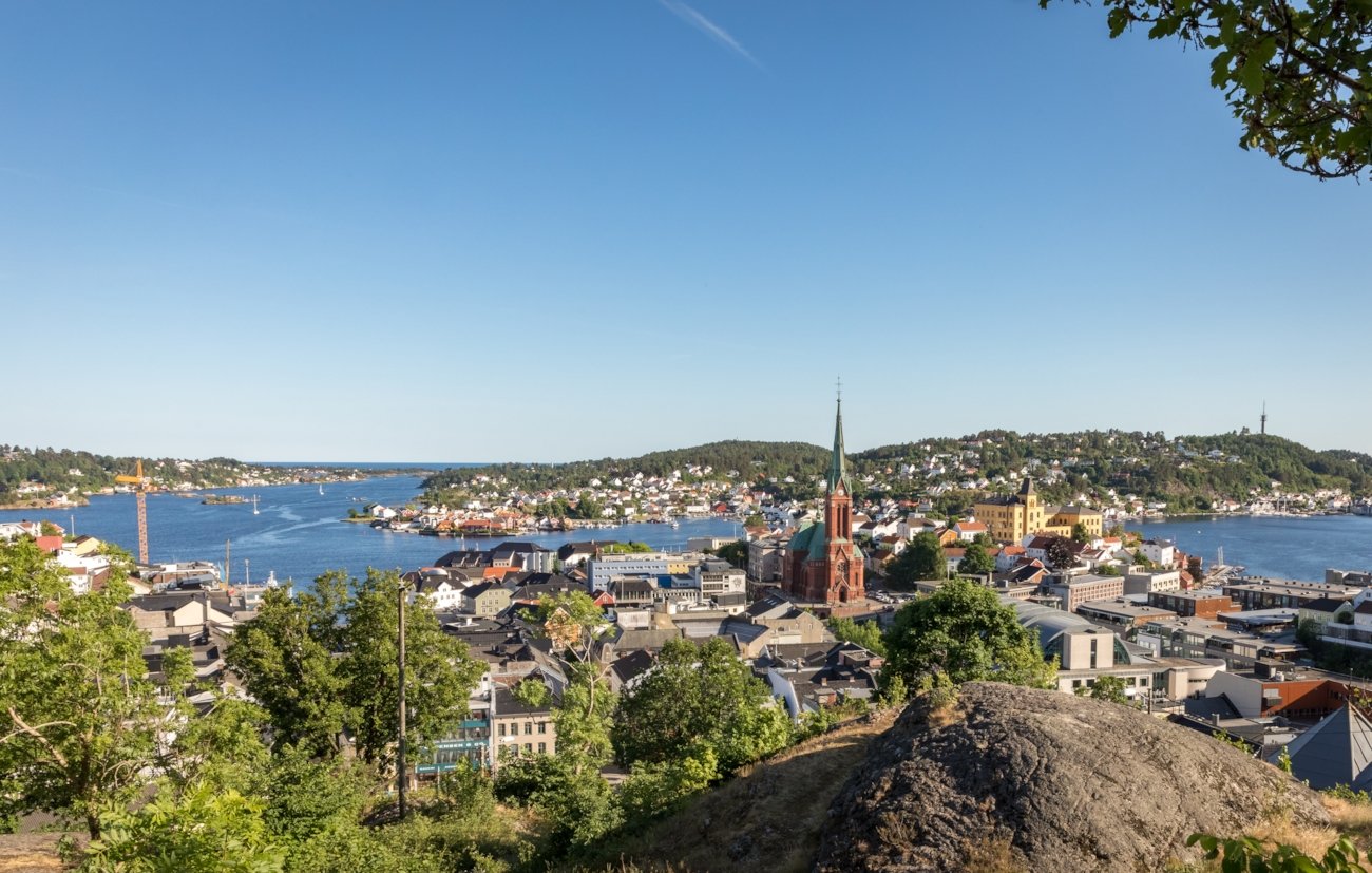 Arendal by. Foto. 